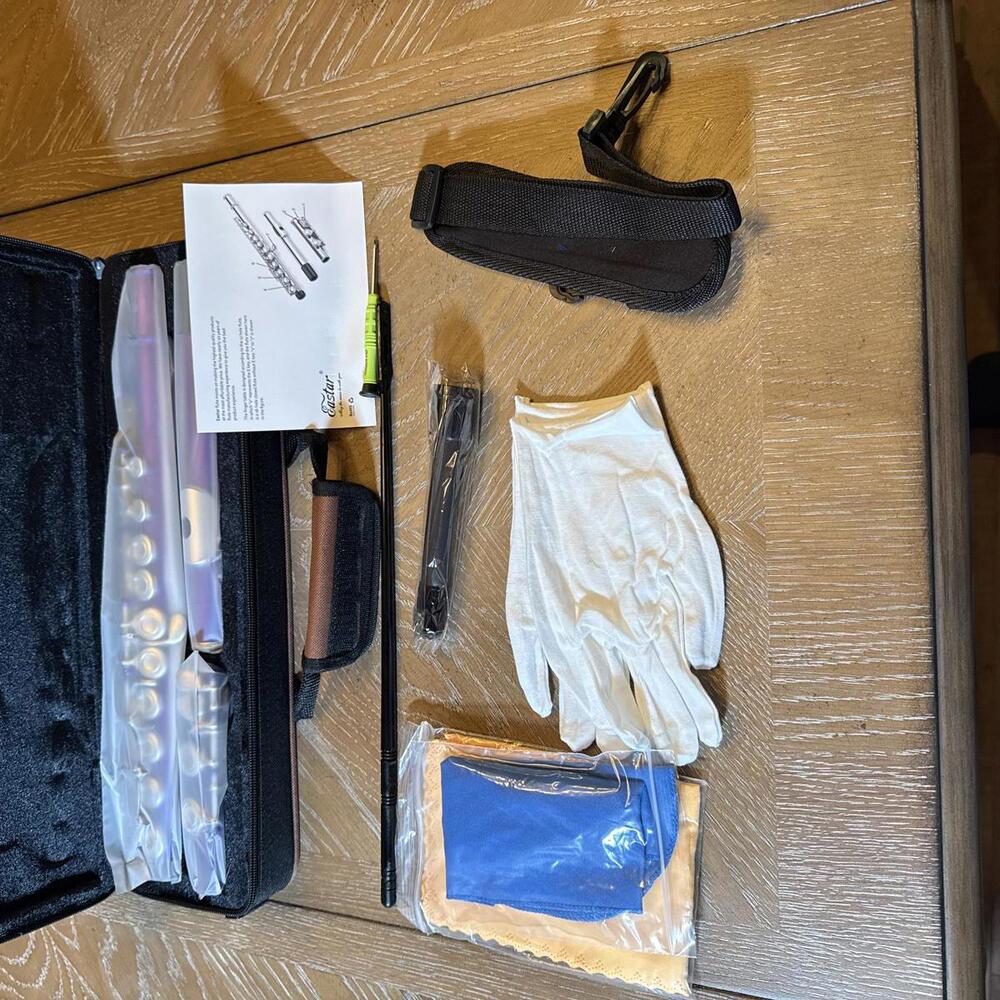 Eastar Purple Student Flute with Accessories